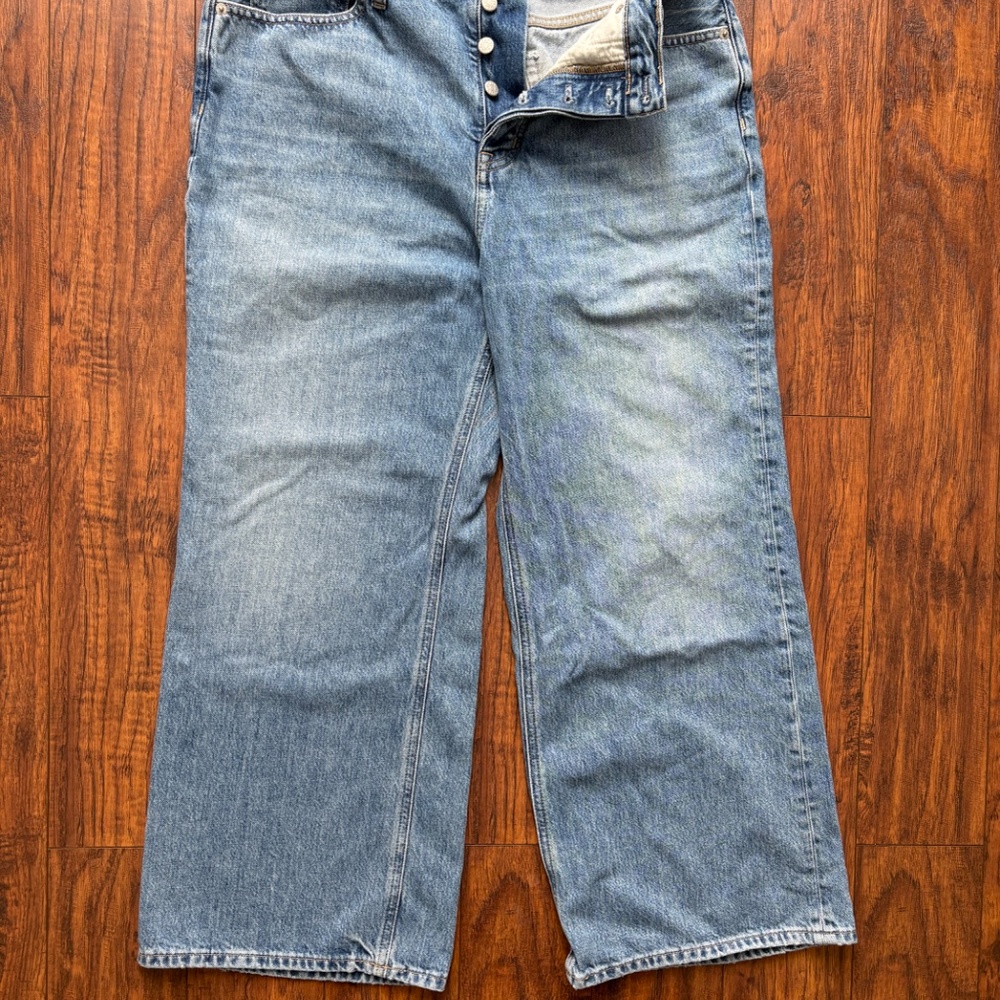 J.Crew Vintage Wide Leg jeans 31P - Picture 3 of 5